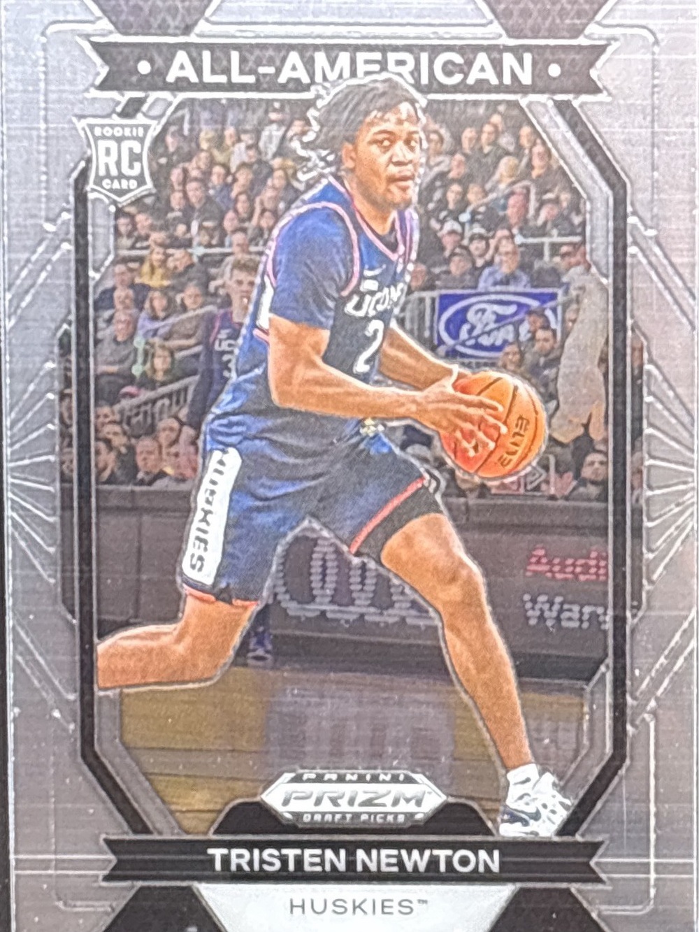 Panini Huskies Blue All-American Tristen Newton Rookie Prizm Basketball Card